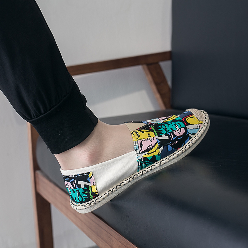 Lässige Leinenschuhe mit Stickerei im chinesischen Stil, ein Fuß auf den alten Peking-Sommer-Trend-Canvas-Schuhen für Herren_voghion.com