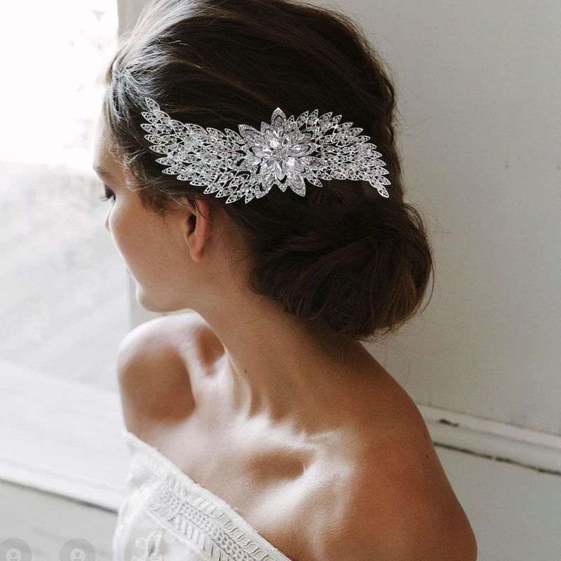 Strass Braut Kopfschmuck Hochzeit Krone Haar Zubehör Legierung Diamant Krone Hochzeit Kleid Haar Kleid Zubehör_voghion.com