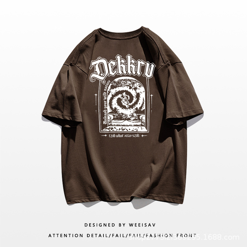 Fashionable New Summer Printed Men's Round Neck T-shirt_voghion.com