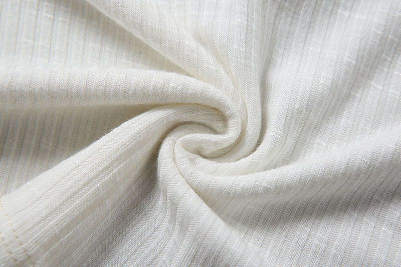 Fashion 2025 Summer New Short Sleeved U-neck Single Breasted Slim Fit With Exposed Navel Base Solid Color T-shirt For_voghion.com