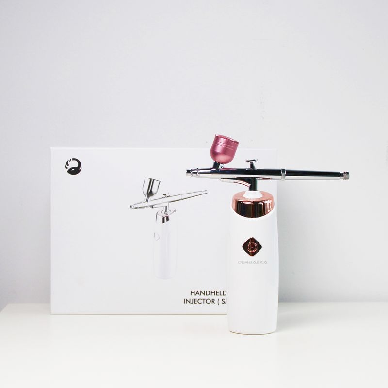 Kit de aerograf portabil de uz casnic, multifuncțional pentru îngrijirea frumuseții, terapie de umiditate, oxigen hrănitor, injecție hidro-lift strânsă_voghion.com