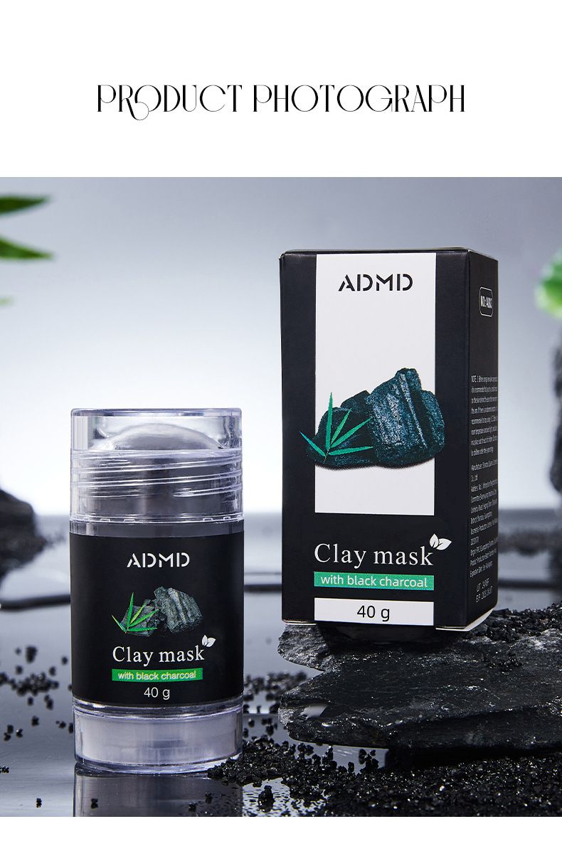 Trattamenti e maschere Maschera di fango al carbone di bambù ADMD speciale Stick detergente profondo che restringe i pori e rimuove i punti neri Maschera di fango_voghion.com
