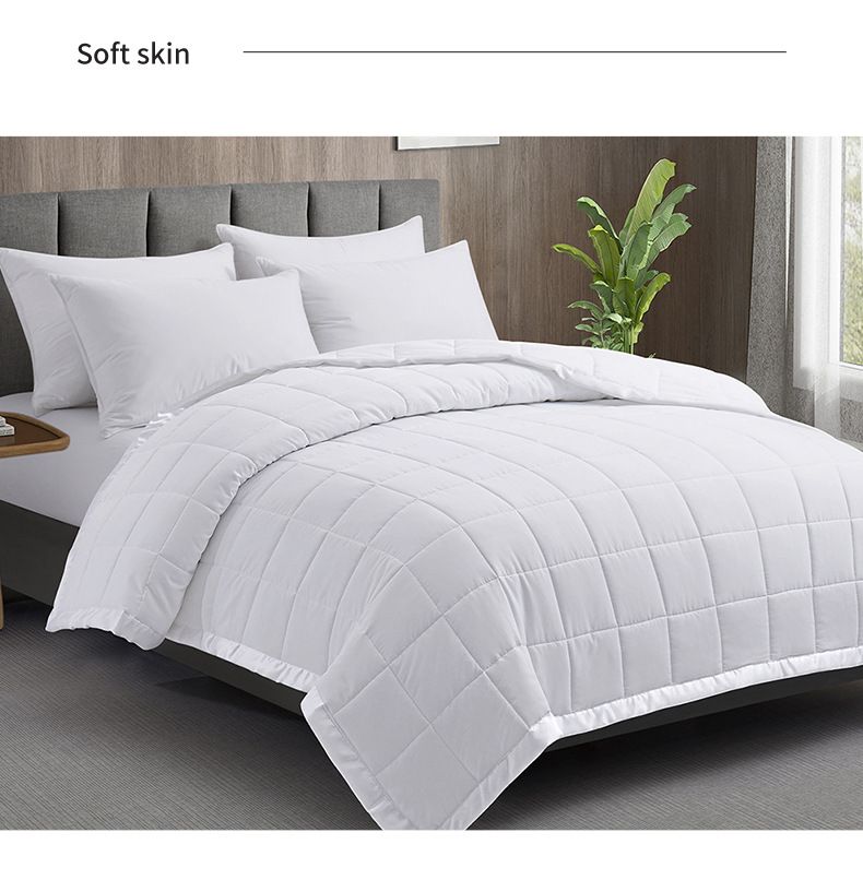 Quilted Mattress Pad – Reinforced Polyester Border Blanket, 1500g+ Weight, Non-Slip Bed Protector For Home & Hospitality (Multiple Sizes & Colors)_voghion.com