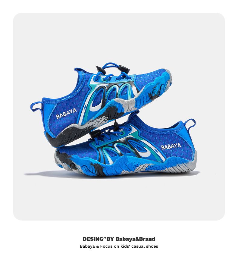 XD-YS50821 Girls' Sports Sandals, Summer New Children's Casual Breathable Running Shoes, Boys' Thin Single Mesh Shoes_voghion.com