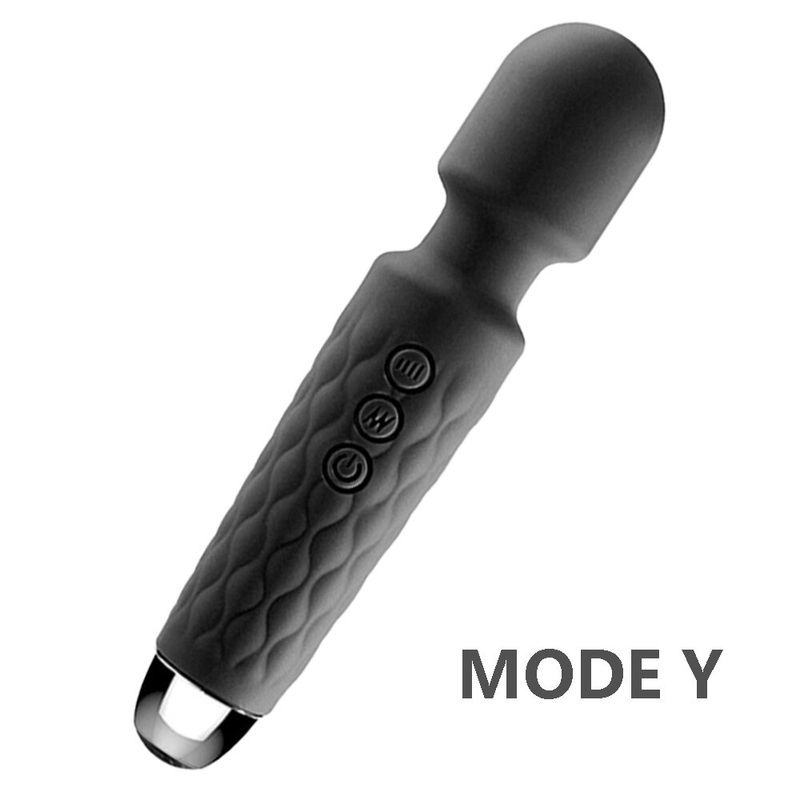 20 Modi Starke Vibration Verbesserter Mini-Vibrator USB-Aufladung Handkörpermassagegerät Klitoris G-Punkt-Vibratoren_voghion.com