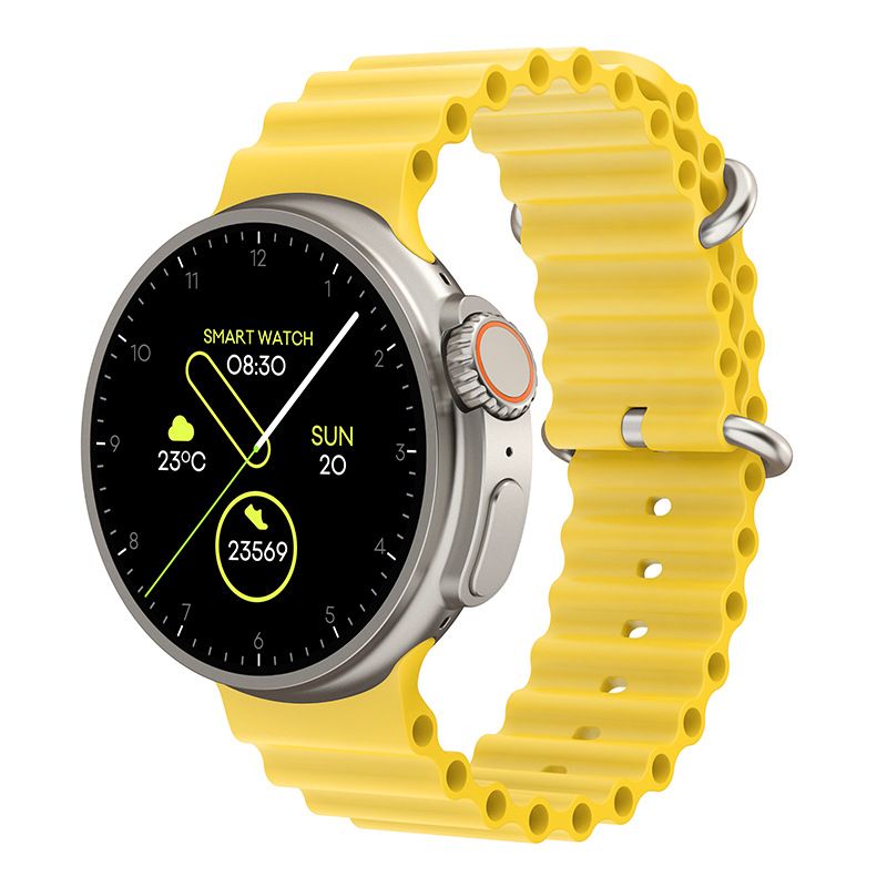 K9 Smartwatch Bluetooth-Anruf-Encoder Split-Screen-Display Sprachassistent Smart-Armband Schrittzähler Sportuhr_voghion.com