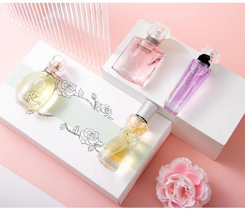 2024 Új Női Parfüm, Tartós illat, Friss Virágok, Gyümölcsök, Osmanthus, Klasszikus Eau De Toilette készlet, Parfüm, Gyümölcsös illat_voghion.com