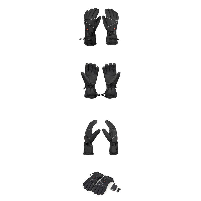 Winter Beheizte Touchscreen Wiederaufladbare Fünf-Finger Heizung Sport Skifahren Elektrische Thermo Handschuhe_voghion.com