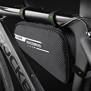 Sacoche de vélo ROCKBROS Sacoche de cadre de vélo Sac triangulaire pour vélos de route VTT DHL_voghion.com