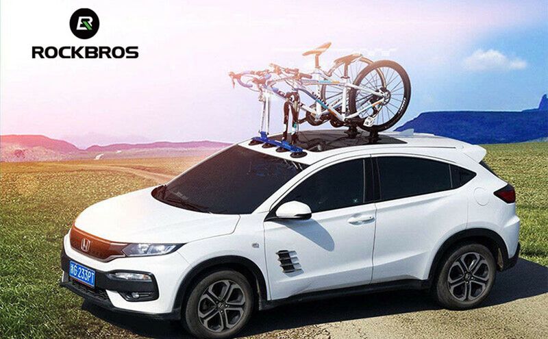 ROCKBROS Dachfahrradträger mit Schnellmontage-Saugnäpfen für 1 - 3 Fahrräder_voghion.com