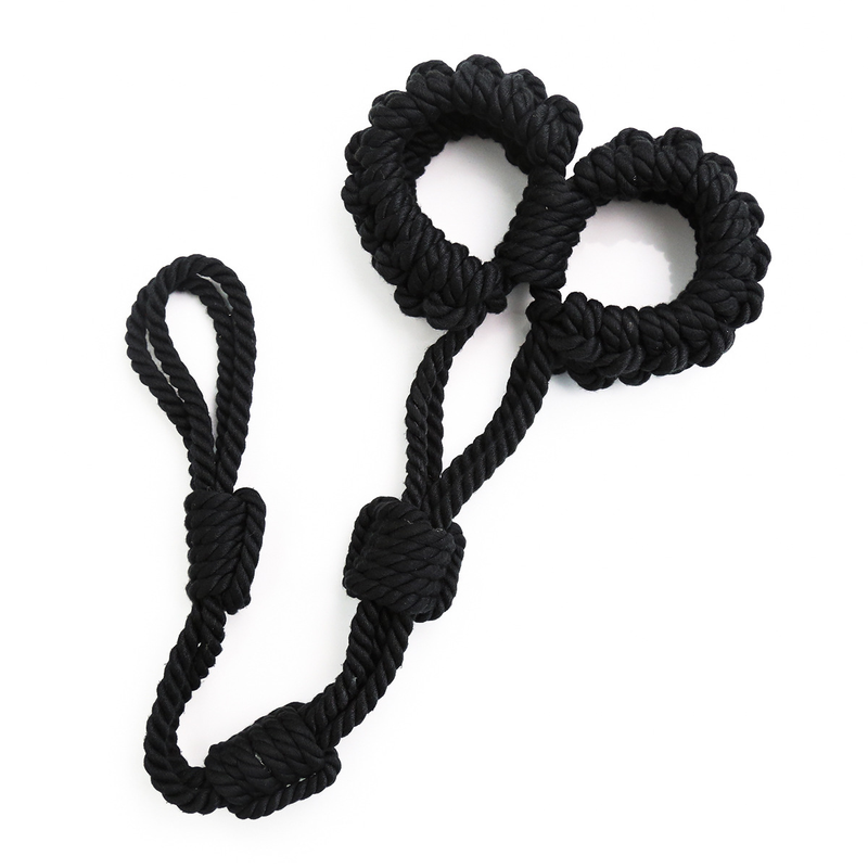 Sex Slave Bdsm Bondage Soft Rope Handcuffs with Chain Erotic Toys for Fetish Restraint Arm Adult Games SM_voghion.com