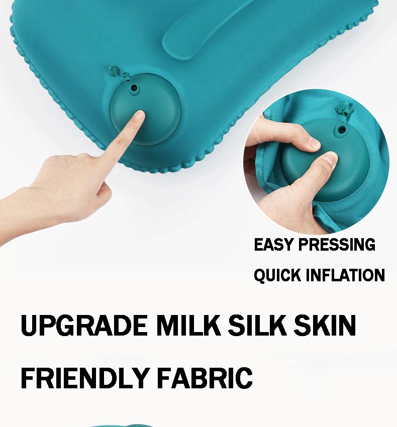 Camping Iatable Aircraft Car Folding Portable Travel Waist Pillow Neck Cushion Office Supplies_voghion.com