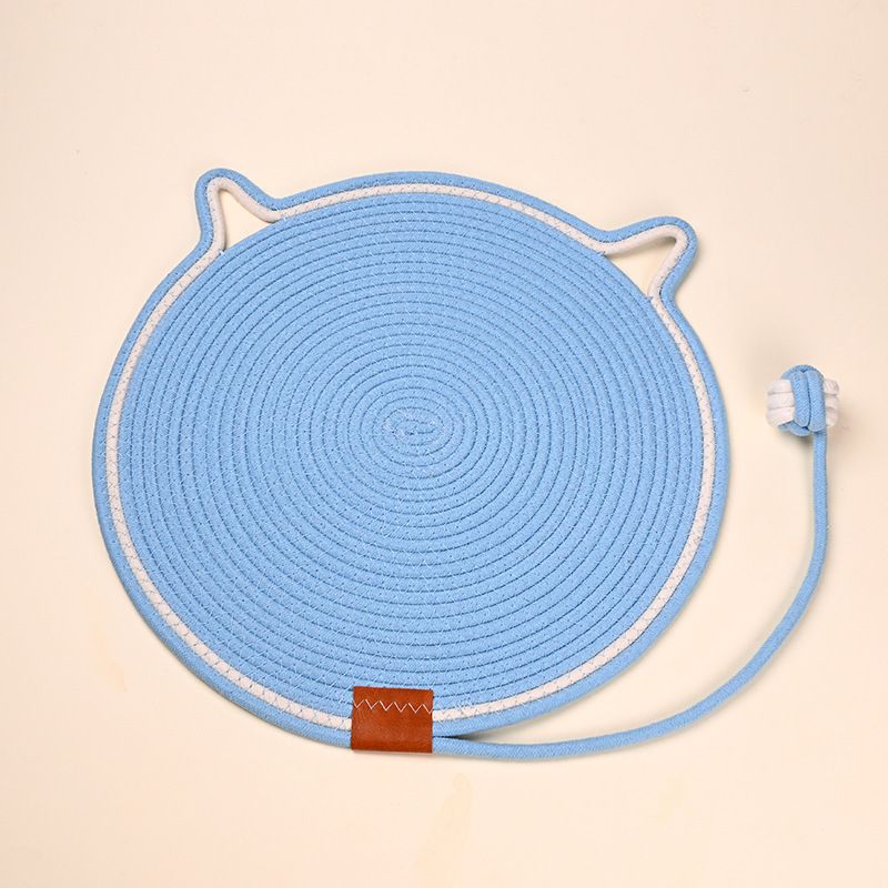 Tappetino da arrampicata per gatti con artigli, in corda di cotone intrecciata, lavabile, anti-perdita di pelo, per animali domestici_voghion.com