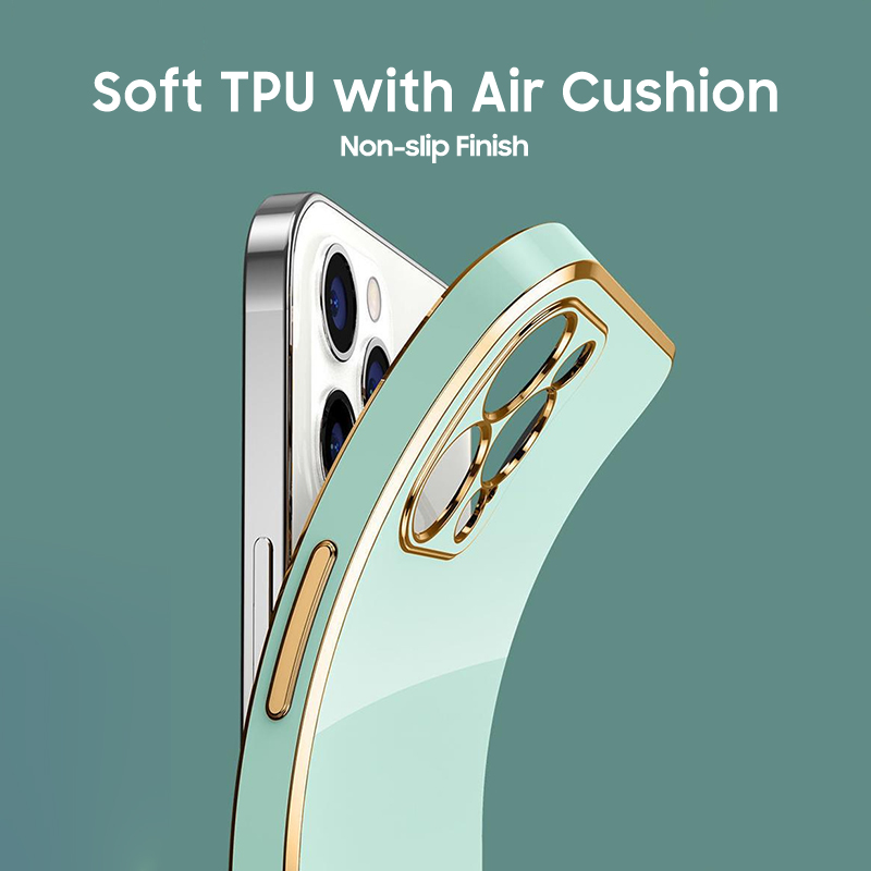 Funda de silicona con revestimiento cuadrado de lujo para Infinix Zero Xneo XPro X NEO Pro, funda protectora ultrafina y suave_voghion.com