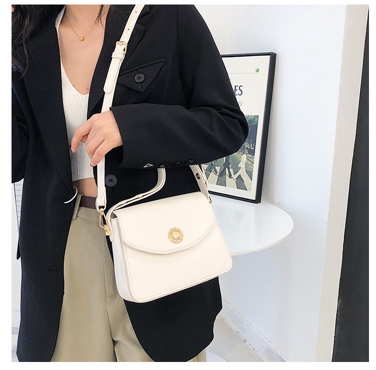 2023 Niche Design New Women's Bag High-end Pure Color Handbag All-match Small square bag ladies shoulder Messenger bag_voghion.com