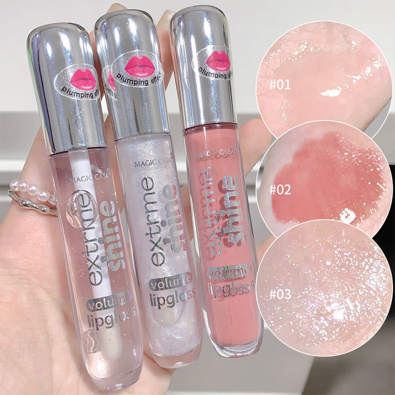 stick labbra Specchio color perla gelatina di cristallo colore labbra rossetto in vetro trasparente rossetto liquido lucido idratante l_voghion.com
