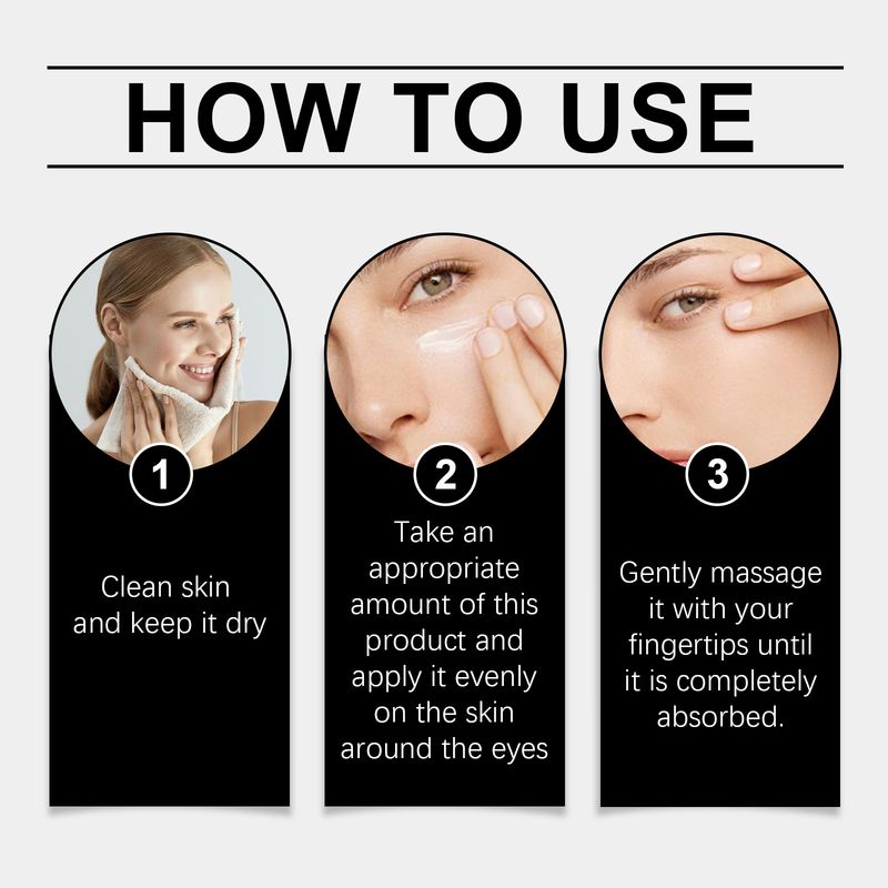 OUHOE Eye Cream For Eyebags, Mild Skin Lotion To Reduce Puffy And Dark Circles Under The Eyes_voghion.com