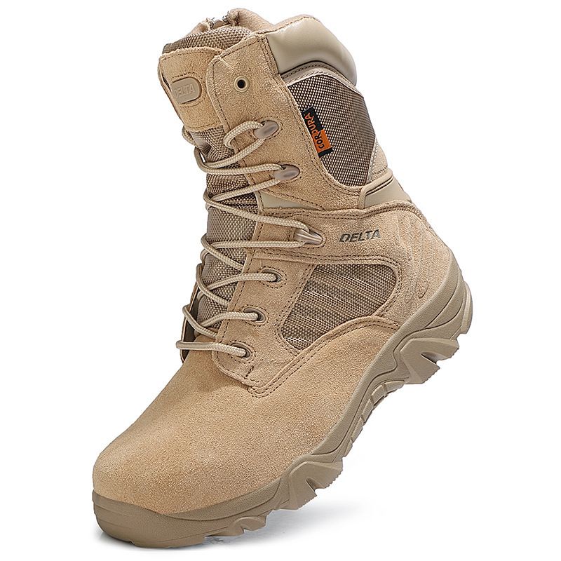 Combat Boots Men's Outdoor Hiking Boots High Tops Desert Boots Tactical Boots Army Junkies Training Boots_voghion.com