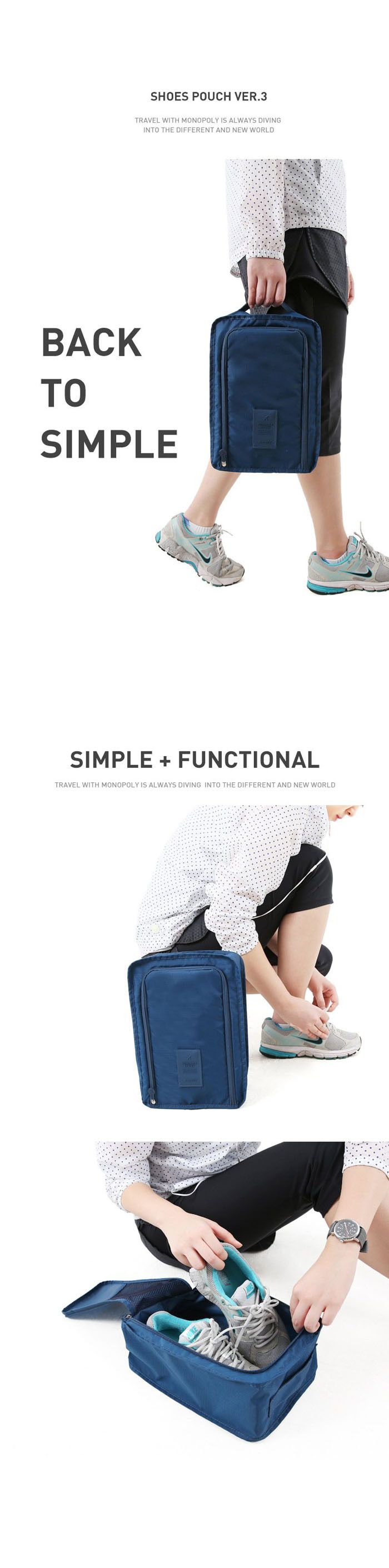 Portable Folding Small Shoe Bag, Travel Storage Bag, Shoe Storage Bag, Multi-functional Waterproof Beach Travel Shoe Bag_voghion.com