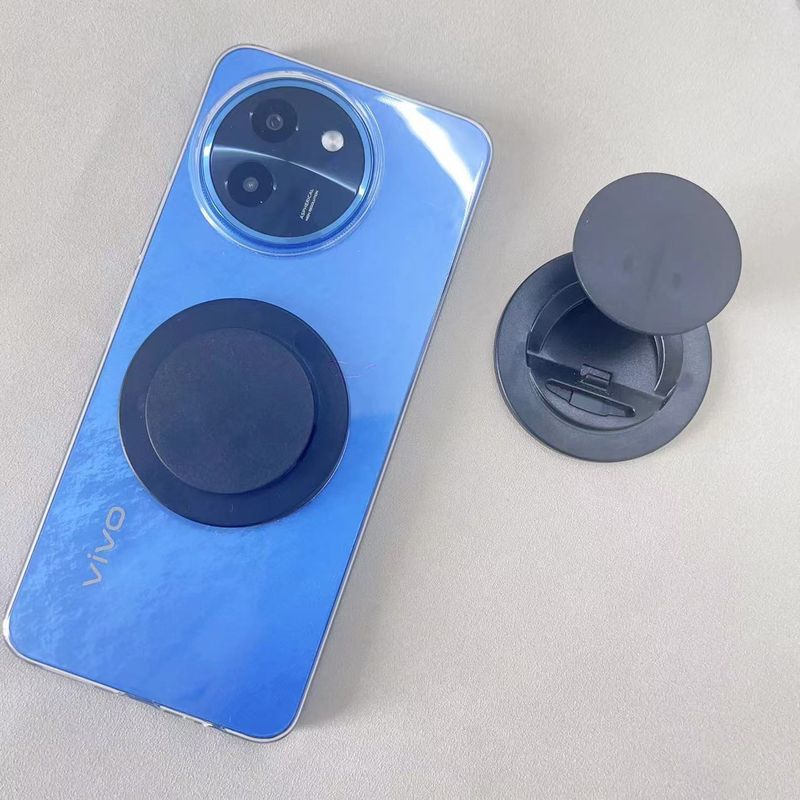 Supporto ad anello in plastica per telefono, supporto pieghevole magnetico fai da te, dipinto su scrivania_voghion.com