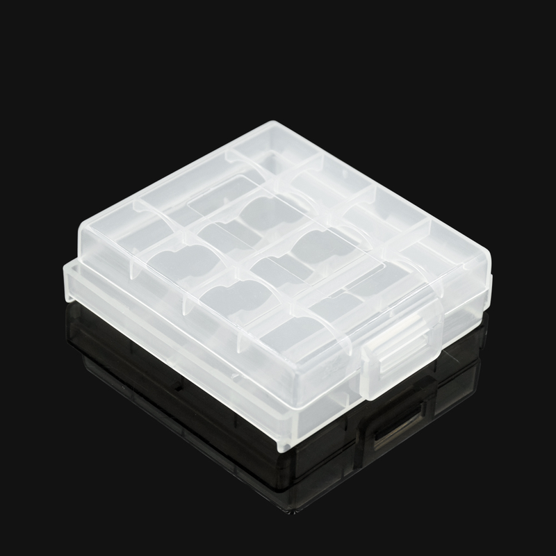Semi-translucent Hard Plastic AA AAA Case Cover Holder AA / AAA Battery Storage Box Container For 2 4 8x AA AAA Batteries_voghion.com