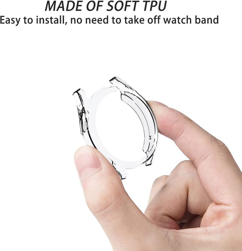 TPU-etui til Huawei Watch GT3 46 mm skærmbeskyttelsescover Kofanger til Huawei Watch GT 3 42 mm 46 mm Blødt hele etui GT3_voghion.com