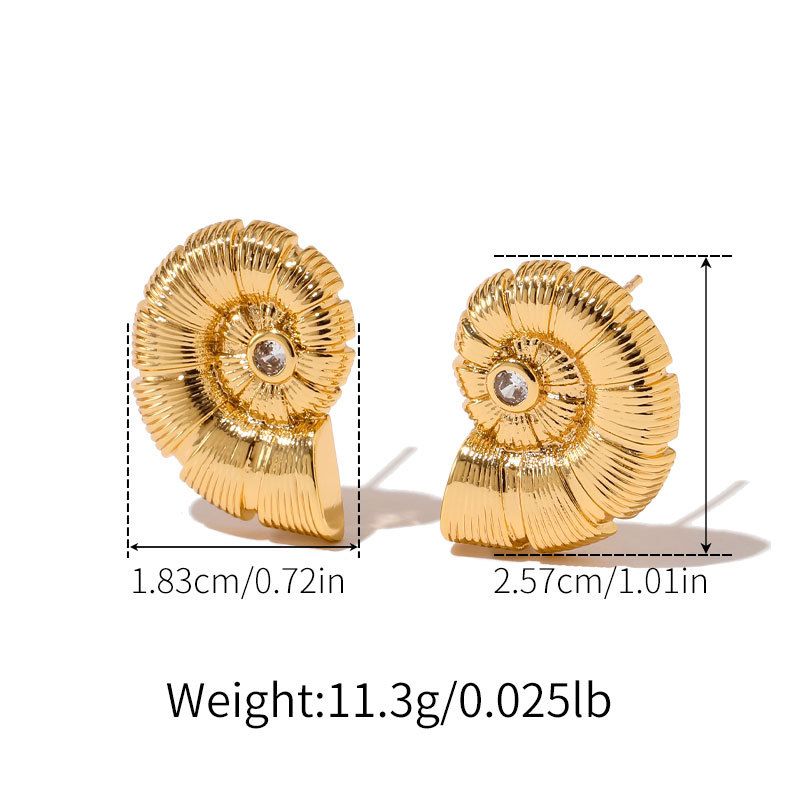 Orecchini di alta qualità placcati in rame K in vero oro, tutti abbinati, orecchini retrò con temperamento, accessori per il pendolarismo aziendale_voghion.com