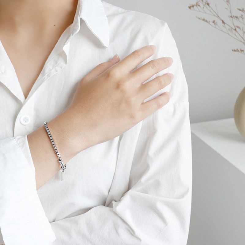 Europäisch-amerikanisches Hip-Hop-Armband im kubanischen Stil für Herren, trendiges quadratisches Armband mit individuellem Design, Vintage-Armband im Used-Look für Herren_voghion.com