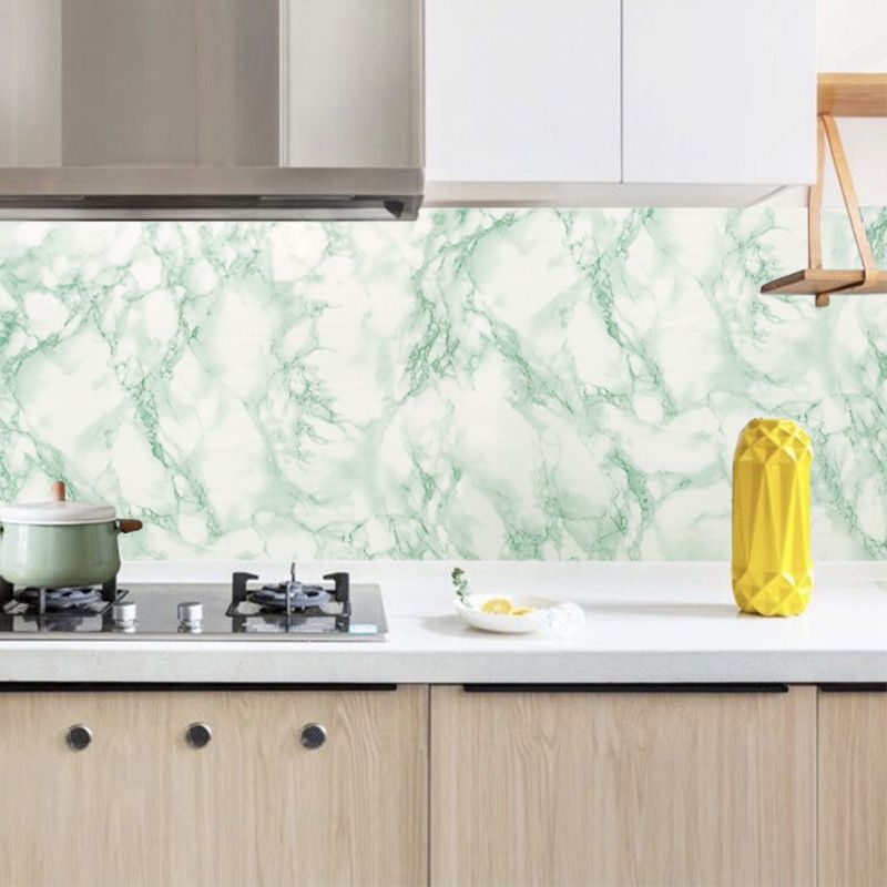 Adesivo de cozinha à prova de óleo, papel de parede de mármore, adesivo de renovação de móveis, papel de parede autoadesivo, papel de parede de mármore_voghion.com