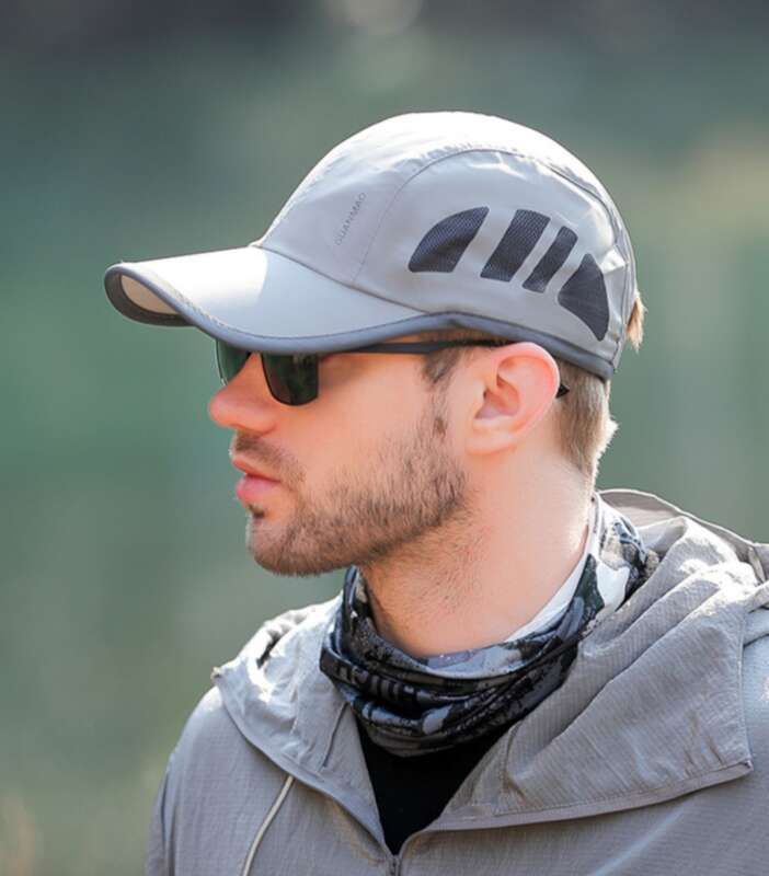【 Leichtgewichtig 】 Herren Frühling und Sommer Dünne Entenzunge Schnelltrocknend Atmungsaktiv Baseball Freizeit Outdoor Sonnenschutz_voghion.com