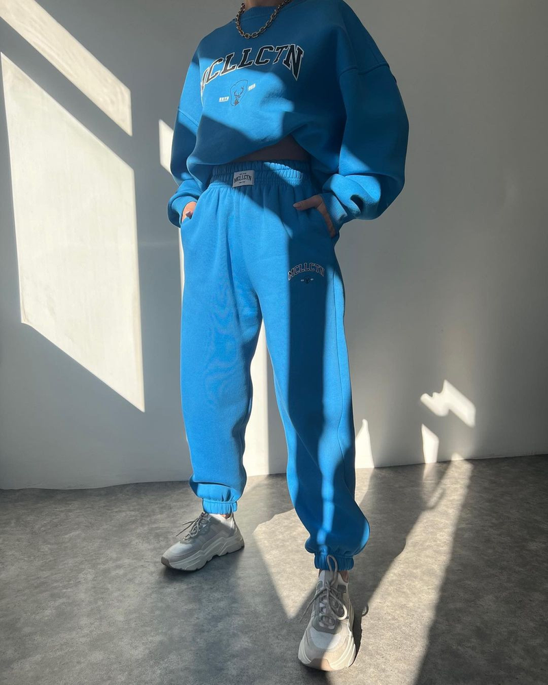 abbigliamento casual europeo e americano transfrontaliero moda stampata abito spesso più felpa in velluto pantaloni a maniche lunghe abito_voghion.com