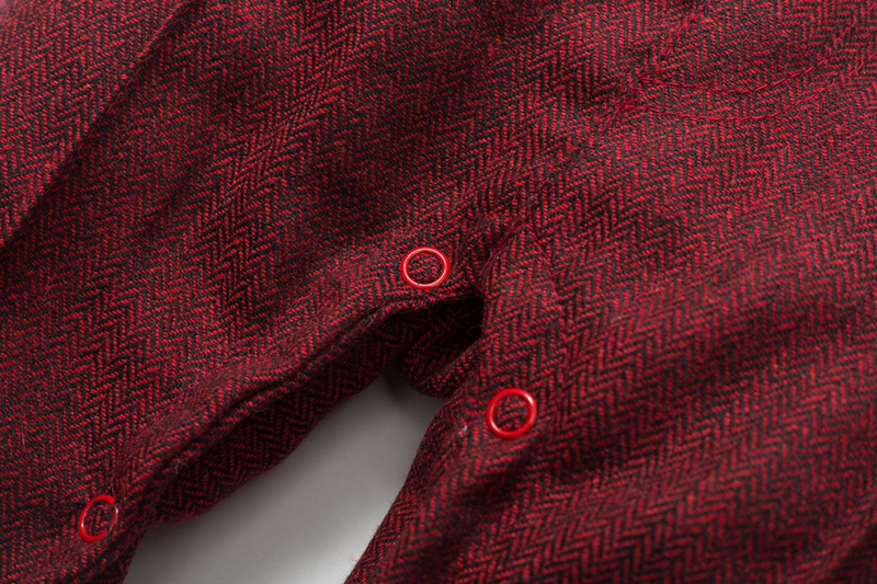 Kinderbekleidung Säuglinge und Kleinkinder Britische Weste Einteiliger Gentleman-Hut zum Klettern Einjährige Kleidung Gentleman-Anzug für Neugeborene_voghion.com