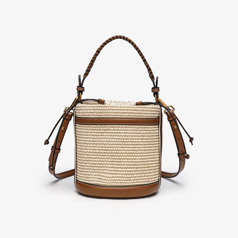 Borsa a tracolla da spiaggia intrecciata, stile pendolare, da donna, autunno inverno 2024, nuova, elegante, di Z Brand_voghion.com