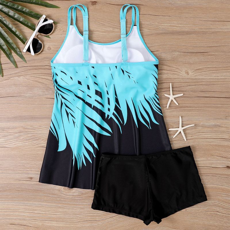 Women's Clothing Sexy Printed Sling Split Boxer Briefs Large Size Bikini_voghion.com