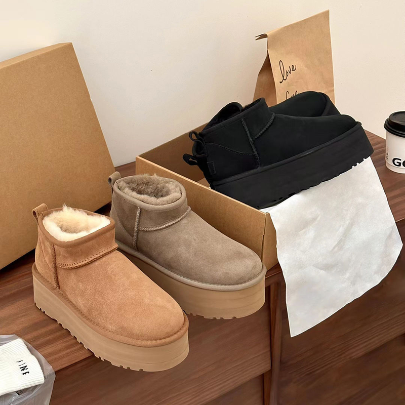 2023 New Snow Zhou Dongyu Mini stivali corti rialzati con suola spessa scarpe da donna_voghion.com
