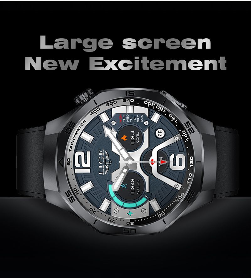 New Cross Border Smart Watch Sports Track Bluetooth Call Sports Mode Heart Rate Health Monitoring Watch_voghion.com