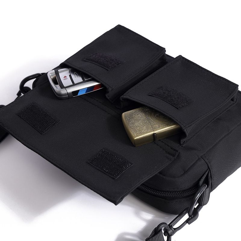 Borsa a tracolla da uomo, nuova, alla moda, leggera, in nylon, semplice, da viaggio, casual, piccola, con tracolla singola_voghion.com