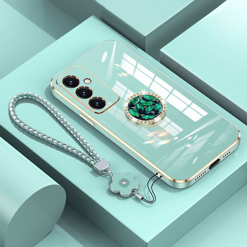A 15 25 Case Luxury With Holder,Diamond Ring Case For Samsung Galaxy A25 A55 A15 16 5G Shockproof Case S23 FE Cover With Lanyard_voghion.com