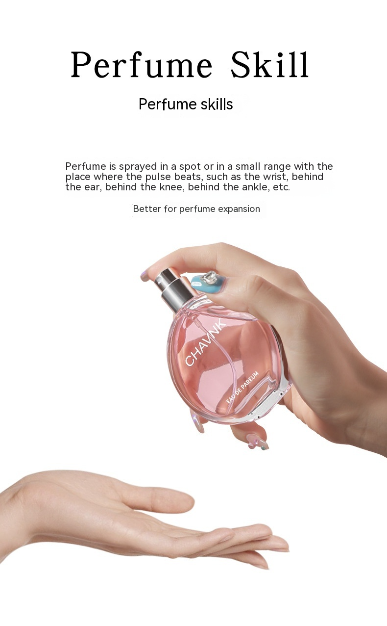 Diffusion en direct par une célébrité en ligne du parfum de Mme COOC, Classic Cocoa Encounters, eau de toilette fraîche en spray longue durée_voghion.com