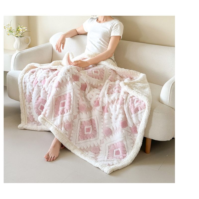 Jacquard Samt Verdickt Warme Fleece Shearling Doppel-Schicht Sofa Decke 2025 Herbst/Winter Neue_voghion.com