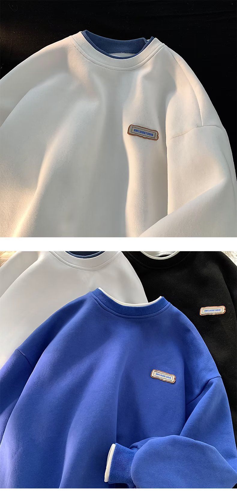 Estilo de roupa masculina cor sólida moda confortável solto nicho simples preguiçoso all-match masculino gola redonda manga curta verão camiseta top_voghion.com