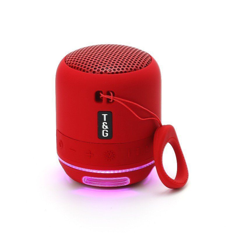 TG294 Bluetooth Speaker LED Light Mini Creative Outdoor Portable Subwoofer Insert T Card USB Connection_voghion.com