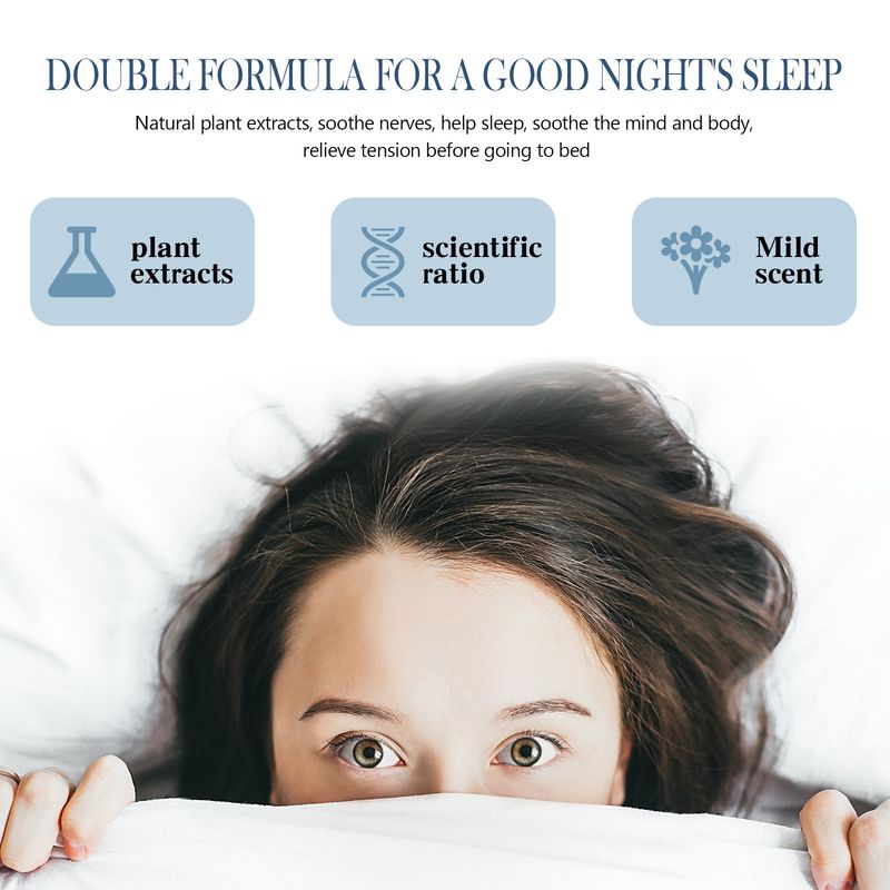 Spray per dormire rilassa il corpo per aiutare il sonno alleviare la stanchezza fisica e mentale, la pressione e addormentarsi rapidamente spray_voghion.com