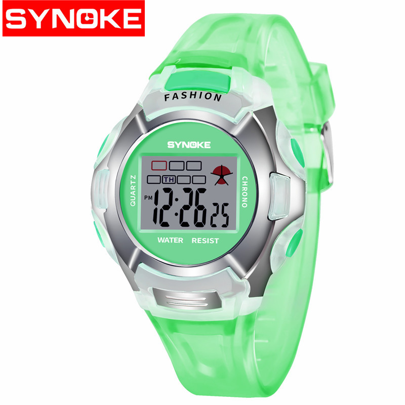 Shinuoke children's watch luminous waterproof sports girl boy student electronic watch spot dropshipping_voghion.com