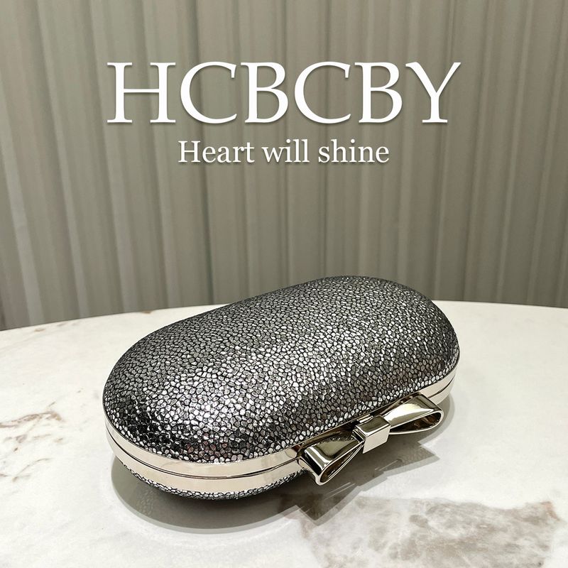 Elegante pochette con glitter argento - Borsa da sera formale da donna con decorazioni in strass_voghion.com