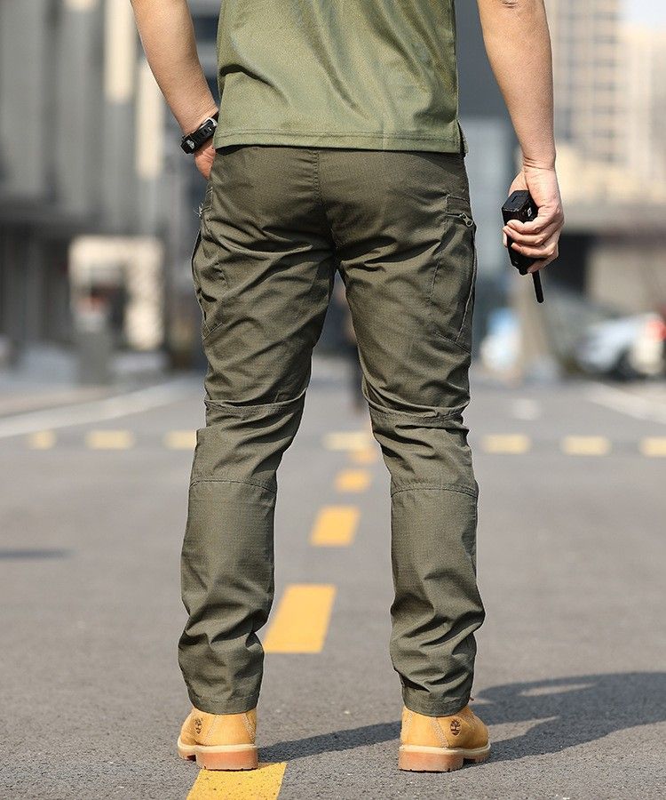 Tactical Cargo Pants For Men – Military Training Style (Quick-Dry, Multi-Pocket, Lightweight Polyester Blend)_voghion.com
