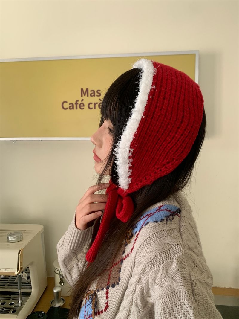 Paraorecchie in maglia di peluche, autunno/inverno 2025, nuovi, caldi_voghion.com