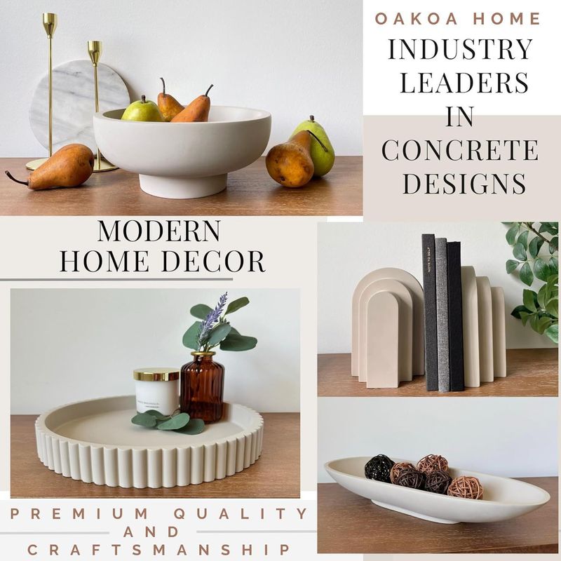 New Round Decorative Tray Living Room Style Coffee Table Storage And Console Ornament Home Decoration_voghion.com