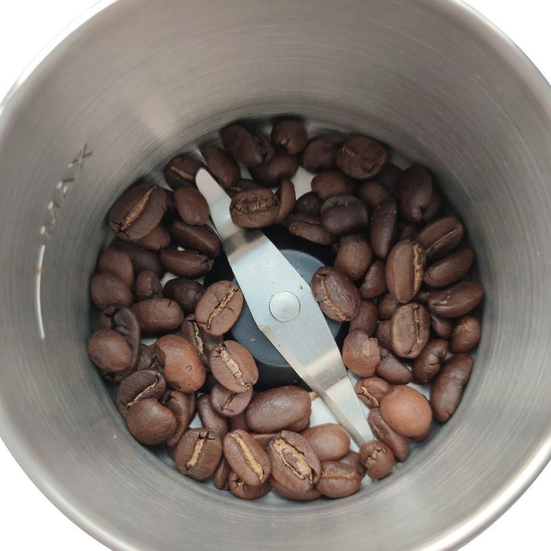 Molinillo de café portátil eléctrico 2 en 1 con vaso de molienda ligero para el hogar RAF R.7130_voghion.com