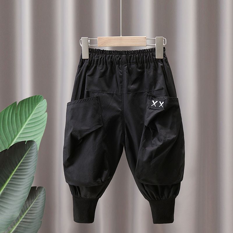 Boys' Overalls Children's Spring And Autumn Casual Pants Boys Loose Fashionable Long Pants Tide_voghion.com